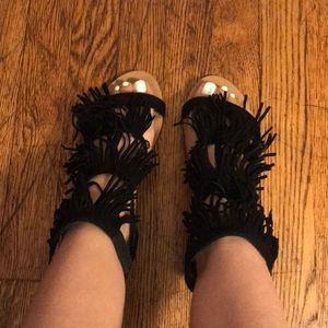 Steve Madden fringe sandals
